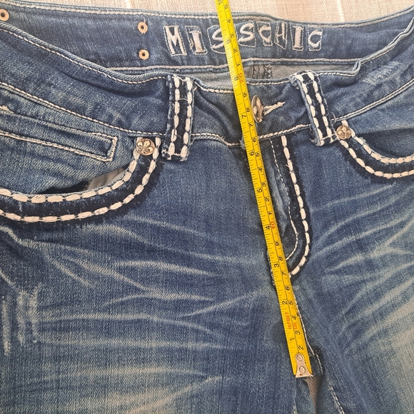 Miss Chic USA Embellished Bootcut Jeans – Size 7 - Picture 10 of 10